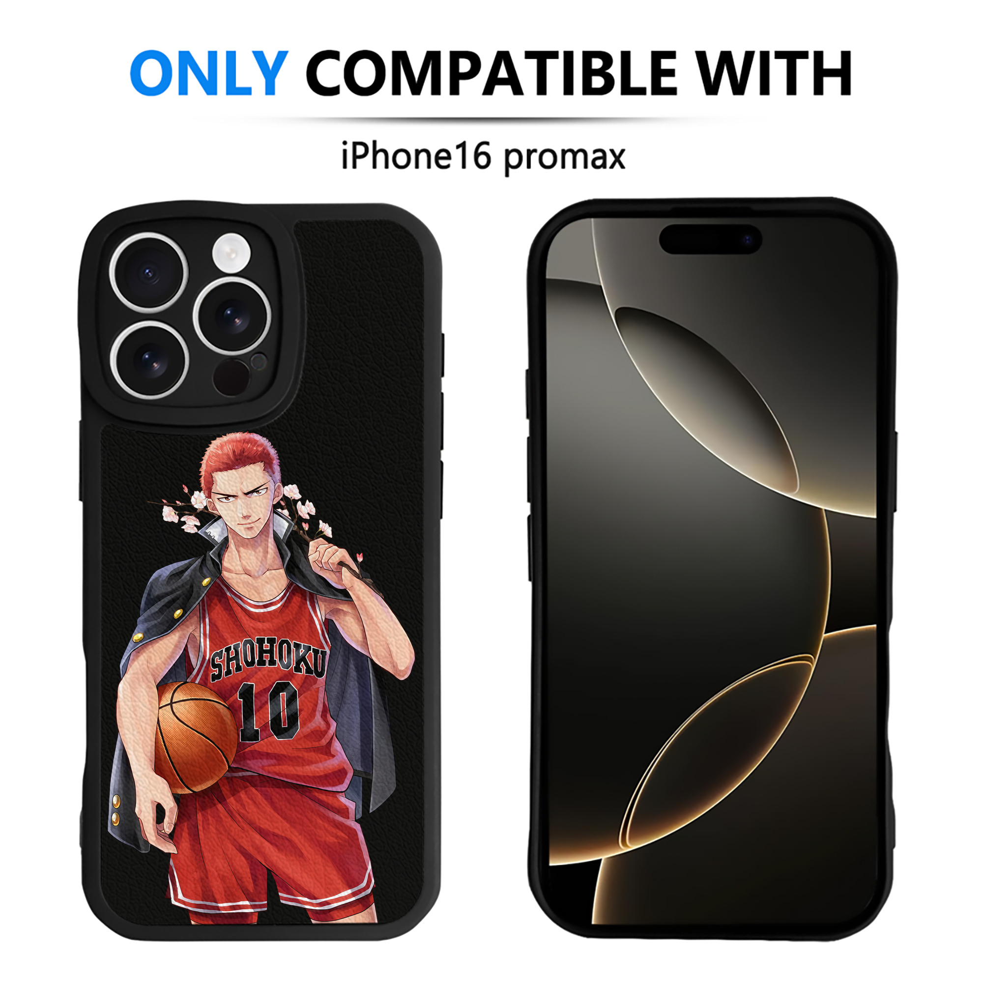 （画像用） SLAM DUNK／スラムダンク 【iPhone 16シリーズ対応】シリコンスマホケース（レザー調） 材質：シリコン